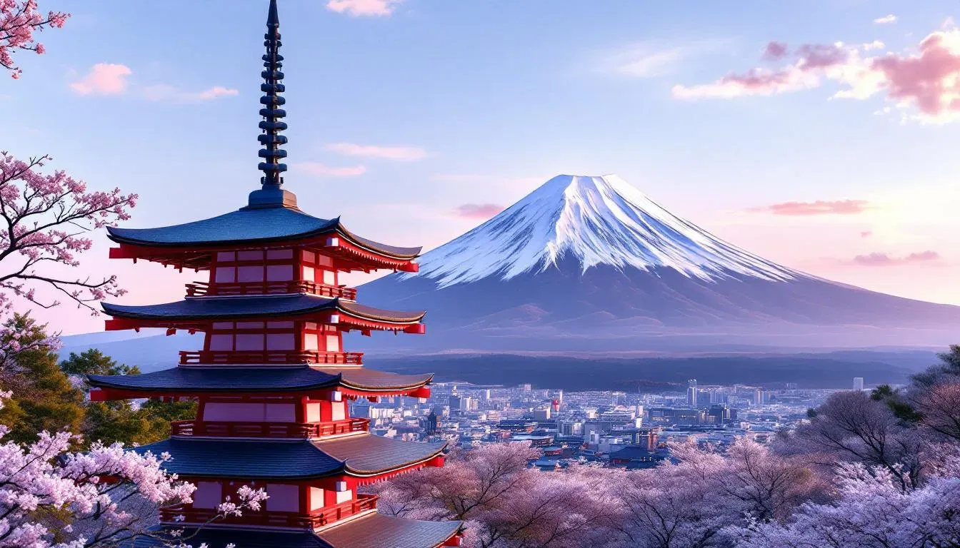Filming location in Japan